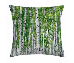 Fresh Summer Leaves Pillow Cover