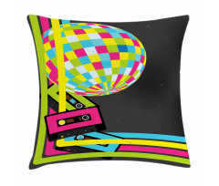 Retro Disco Ball Pillow Cover