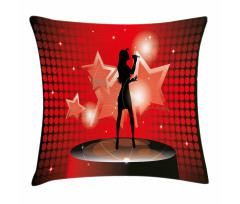 Woman Singer Star Pillow Cover