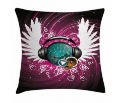 Disco Ball Music Pillow Cover