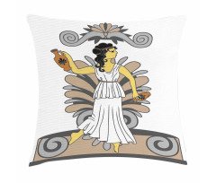 Woman with Amphora Pillow Cover