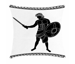 Greek Hero Pillow Cover
