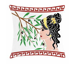 Aphrodite Profile Pillow Cover