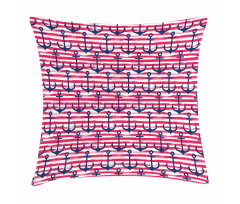 Blue Anchors Pillow Cover