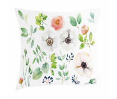 Floral Elements Pillow Cover