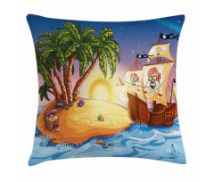 Exotic Sea Island Pillow Cover