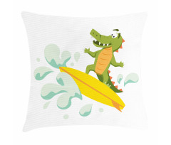 Crocodile Pillow Cover