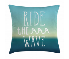 Ocean Graphic Art Pillow Cover