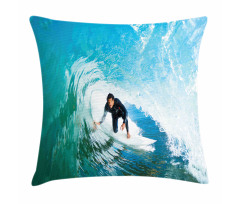 Wave Surfer Sport Pillow Cover