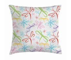 Insects Wings Pillow Cover
