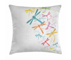 Winged Insects Bugs Pillow Cover