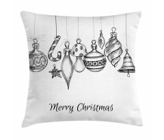 Sketchy Ornaments Pillow Cover