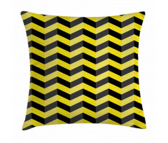 Warning Sign Pillow Cover