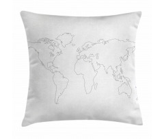 Simple Outline Abstract Pillow Cover