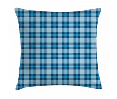 Picnic Tile in Blue Pillow Cover
