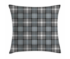 Dark British Tartan Pillow Cover