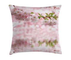 Tender Floral Branch Water Pillow Cover