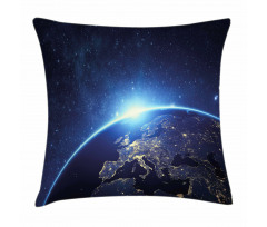Planet from the Space Pillow Cover