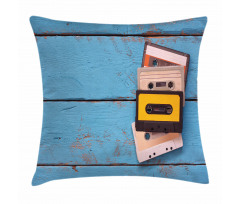 Vintage Cassette Tapes Pillow Cover