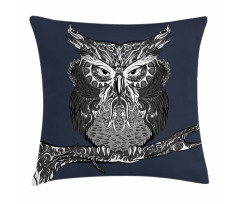 Owl Vintage Ornaments Pillow Cover