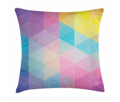 Triangles Dreamy Colors Pillow Cover