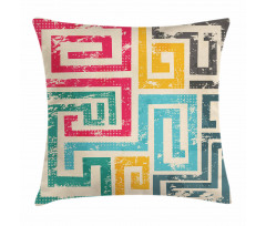 Vintage Spiral Colorful Pillow Cover