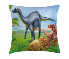 Various Animals Jungle Pillow Cover