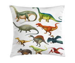 Jurassic Composition Pillow Cover