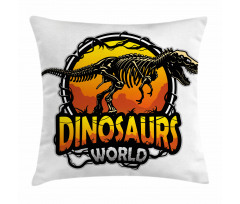 Dino World Scary Beast Pillow Cover