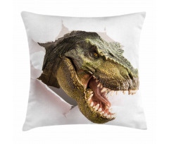 Dino Tears up Paper Pillow Cover