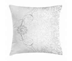 Bridal Flourish Motifs Pillow Cover