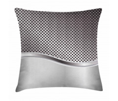 Industrial Grid Motif Pillow Cover