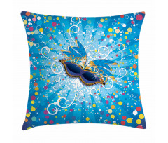 Colorful Dots Swirls Pillow Cover
