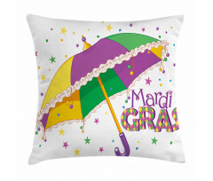 Umbrella Stars Fun Pillow Cover