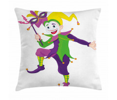 Cartoon Jester Pillow Cover