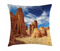 Bizarre Sandstone Cliffs Pillow Cover