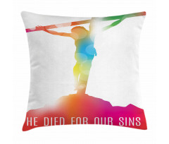 Scenery with a Message Color Pillow Cover