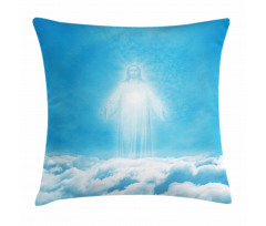 Above the Clouds Ancient Scene Pillow Cover