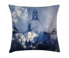 Open Arms Among in Storm Pillow Cover