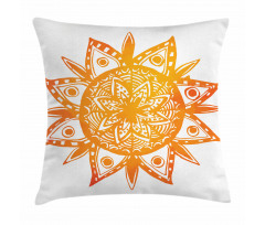 Watercolor Sun Pillow Cover