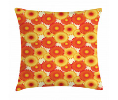 Gerbera Petals Graphic Pillow Cover