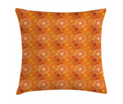 Grunge Radial Pattern Pillow Cover
