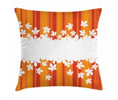 Autumnal Colors Stripes Pillow Cover