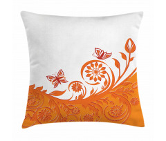 Rose Branch Pillow Cover