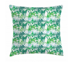 Exotic Fantasy Jungle Pillow Cover