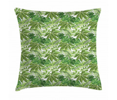 Jungle Foliage Eco Pillow Cover