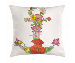 Spring Flowers Blooming Pillow Cover