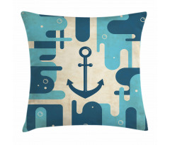 Sea Abstract Design Pillow Cover