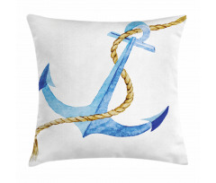 Watercolor Beach Things Pillow Cover