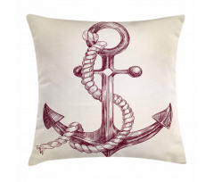 Realistic Marine Design Pillow Cover